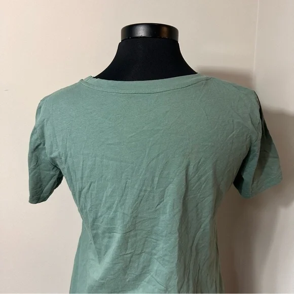 Seafoam Green & Blue Dress Ombré T Shirt Dress in Size Small - Picture 5 of 6